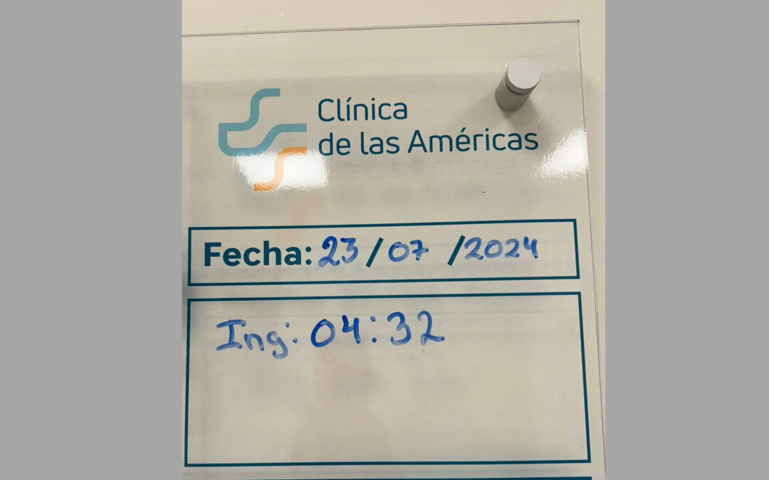 Pesadilla en el avión y “vacaciones” en la clínica
